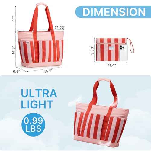 Beach Bag Waterproof Beach Tote Pool Bags for Women