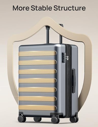 Medium Checked Luggage 24 Inch