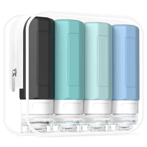 Travel Bottles for Toiletries 3oz (4 Count)