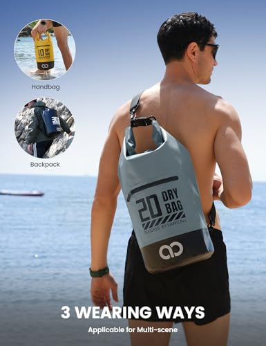 Dry Bag Waterproof Backpack with Phone Pouch 5L
