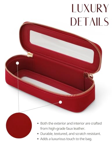 Clear Makeup Bag Travel Cosmetic Case Clear Toiletry Bag with Zipper Traveling Make Up Case Makeup Brush