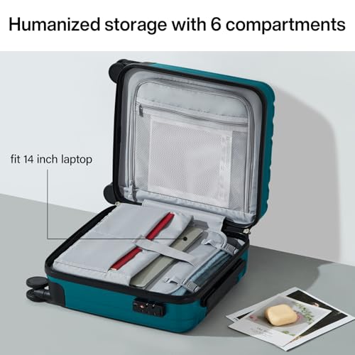 16 Inch Underseat Carry on Suitcases with Wheels