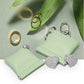 Green PU Leather Jewelry Pouch Portable Travel Small Jewelry Bag