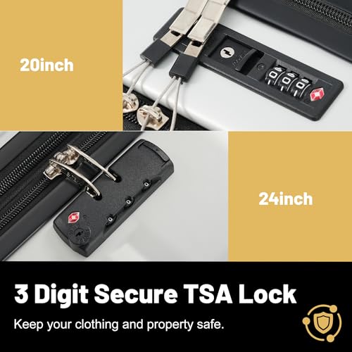 Luggage Sets Front Opening (2 Count)