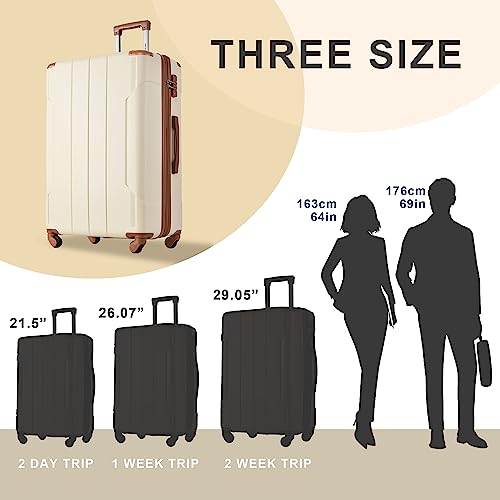 Suitcases With Wheels Hardside Luggage Sets 3 Piece