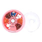 2PCS INVODA Weekly Pill Organizer 7 Compartment Rotating Pill Box for Daily (2 Count)
