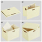 17" Large Collapsible Storage Bins with Lids (3 Count)
