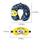 Minions Travel Neck Pillow with Eye Mask