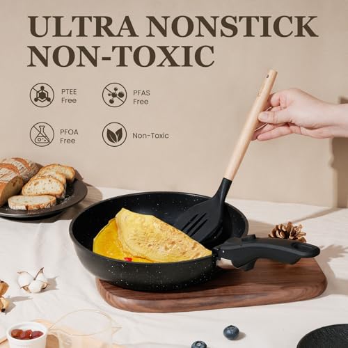 24 Piece Nonstick Pots and Pans Set