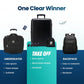 TAKE OFF 18 Inch Personal Item Suitcase Removable Wheels Underseat Bag