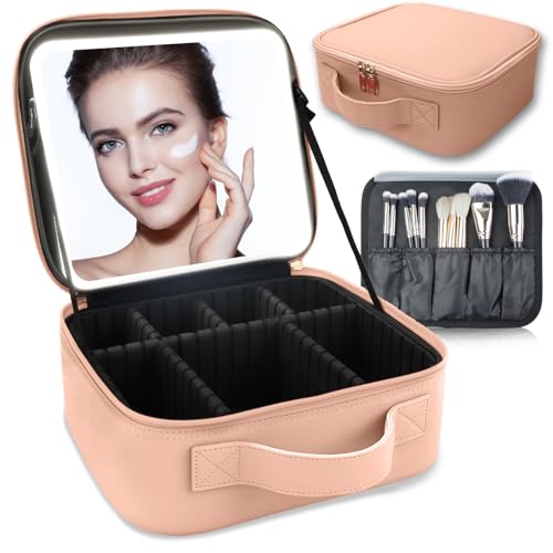 Makeup Bag with Led Mirror