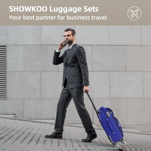 Luggage Sets 3 Piece Softside Expandable Durable Suitcase Sets (3 Count)