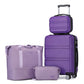 Luggage Set 4 Piece Carry On Hardside Luggage with Spinner Wheels (4 Count)