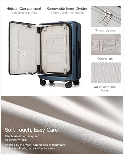 Checked Top Opening Suitcase