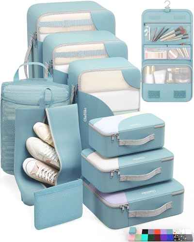 10 Set Packing Cubes for Travel (10 Count)
