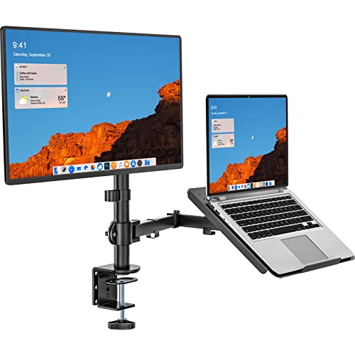 Laptop and Monitor Stand for 17" Notebook and 27" Screen