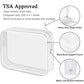 Clear Toiletry Bag TSA Approved Quart Size Travel Carry On (2 Count)