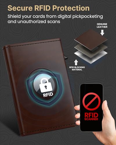 Mens Wallet Card Holder for AirTag