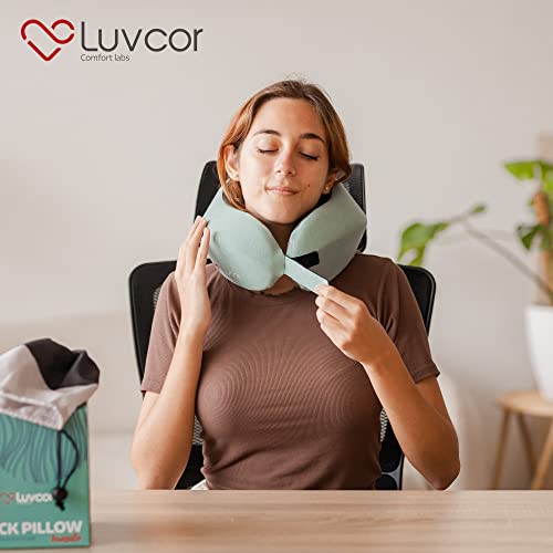 Premium Quality Memory Foam Travel Neck Pillow Bundle