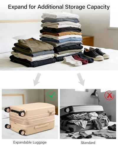20 Inch Expandable Carry On Luggage