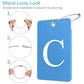 2 Pack Initial Luggage Tags for Suitcases Airplane Travel Essentials (2 Count)