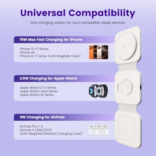 15W Magnetic Travel Charging Station