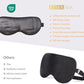 Adjustable 100% 22 Momme Mulberry Silk Sleep Mask
