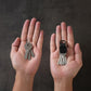 Compact Aluminum Blue Mini Key Organizer Holder Keychain