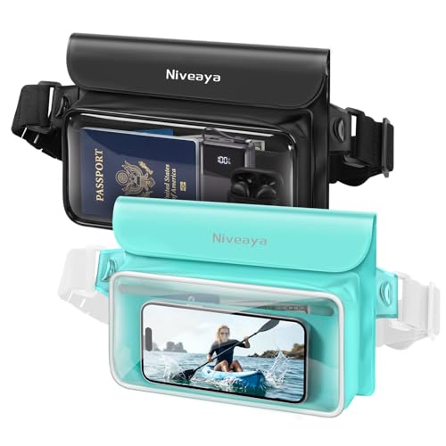 IPX8 Floating Waterproof Fanny Pack Holds Phone (2 Count)