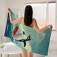Microfiber Penguin Beach Towel Oversized
