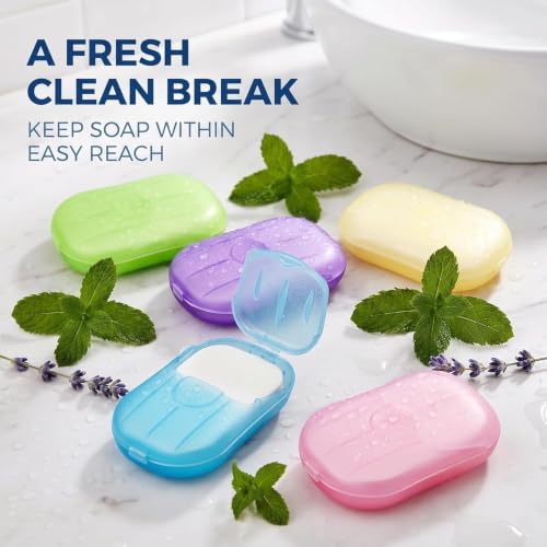 5 Boxes 500 Sheets Disposable Soap Paper Hand Cleaner Fragrance Mini Color Soap Paper for school Indoor (500 Count)