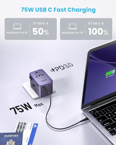 GaN Universal Travel Adapter 75W