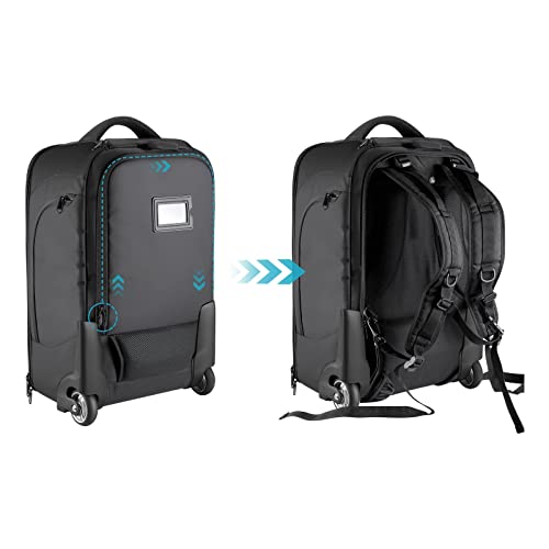 Convertible Rolling Camera Backpack for SLR