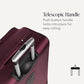 Sion Softside Expandable Spinner Luggage Durable Lightweight Travel Suitcase