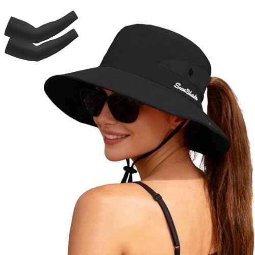 Women's Ponytail Safari Sun Hat