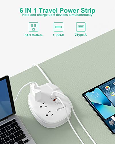 PD20W USB C Travel Power Strip