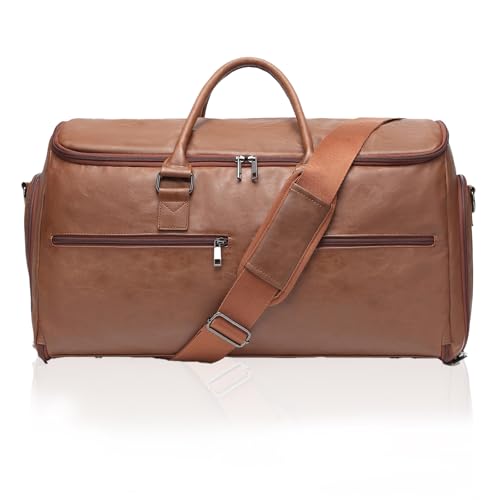 Garment Bag with Shoe Pouch Carry On Convertible Travel Duffel Bag for Men Women