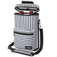 Insulated 2 Bottle Wine Bag Tote Leakproof Carrier Cooler Gift Stripes