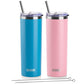 20 oz Tumbler with Lid and Straw (2 Count)