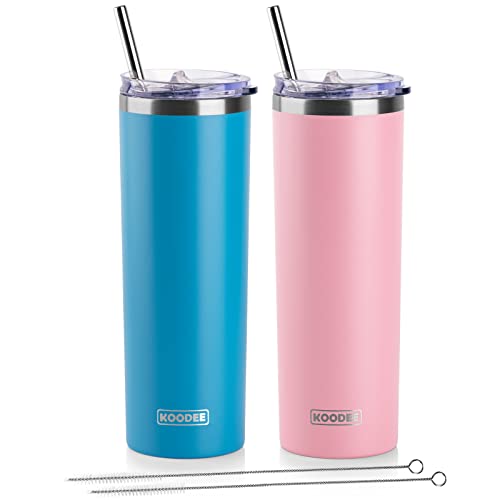 20 oz Tumbler with Lid and Straw (2 Count)