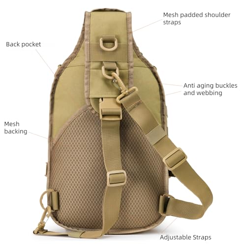 15L Tactical Travel Sling Backpack
