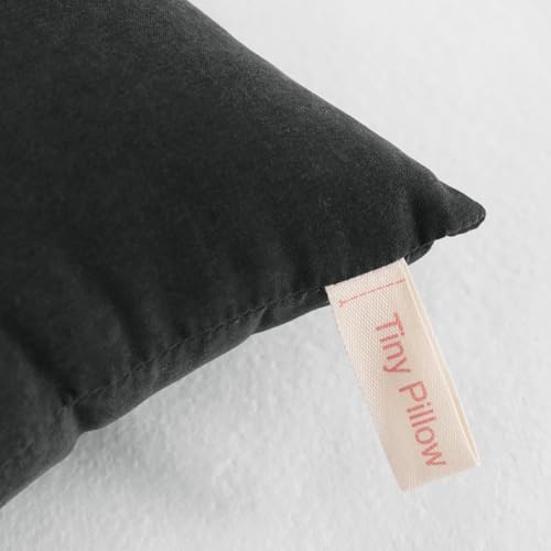 Tiny Pillows Down Alternative 7"x11" Microfiber Mini Pillow for Travel (2 Count)