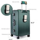 Super Large Aluminum Frame Checked Zipperless Luggage