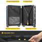 Carry On Luggage Airline Approved Zipperless with Aluminum Frame