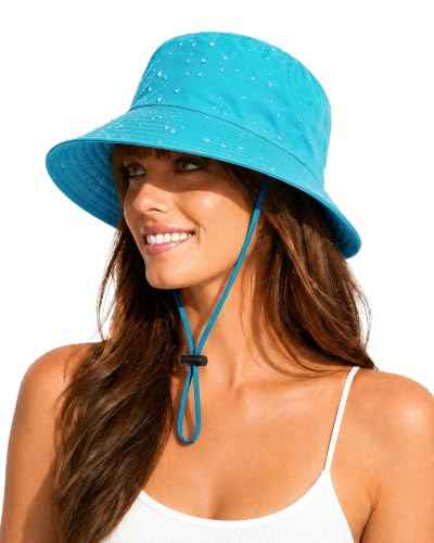 Water Resistant UPF 50+ Sun Bucket Hat Packable Brimmed for Women Men