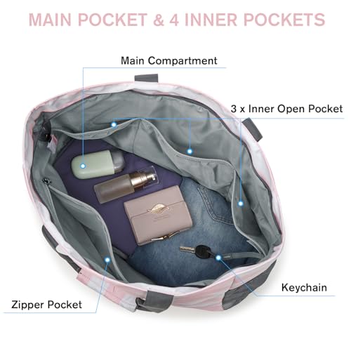 Beach Bag Waterproof Sandproof Large Capacity Foldable for Women