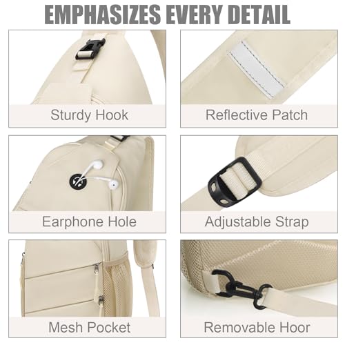 Crossbody Bags for Women Men Trendy Sling Bag Backpack Chest Bag