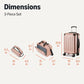 3 Piece Luggage Set (3 Count)