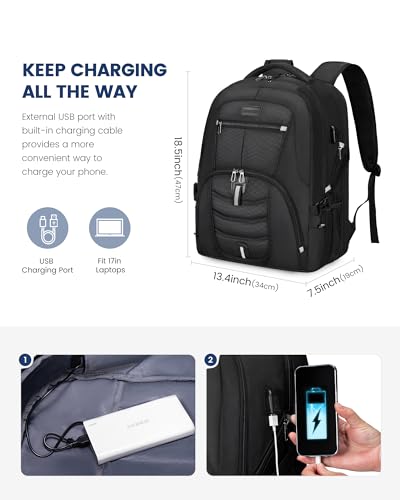 Large Laptop Backpack for Men