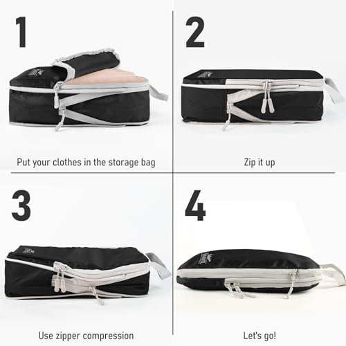 4 Set Compression Packing Cubes